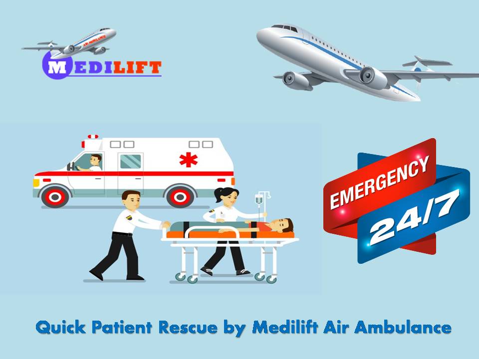Easily Get Proper ICU Air Ambulance in Patna by Medilift