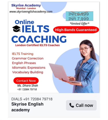 IELTS Coaching - Online Training